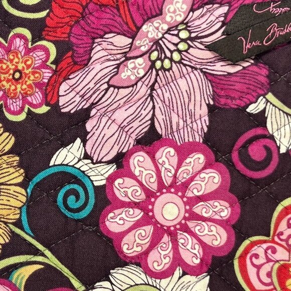 VERA BRADLEY Mod Floral Pink Hipster Crossbody Messenger Bag Floral Quilted - Picture 13 of 16